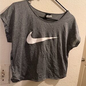 Nike Women's Heather Gray Short Sleeve Tee